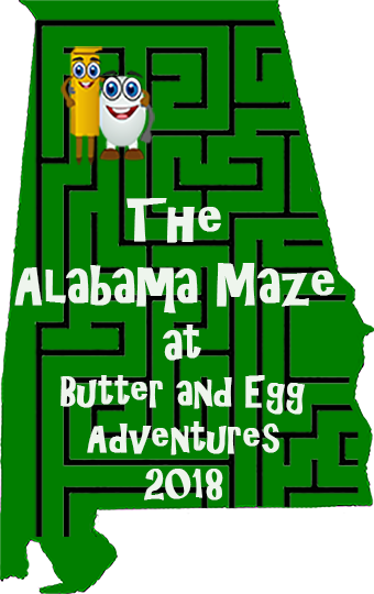 The Alabama Maze At Butter And Egg Adventures (340x540), Png Download