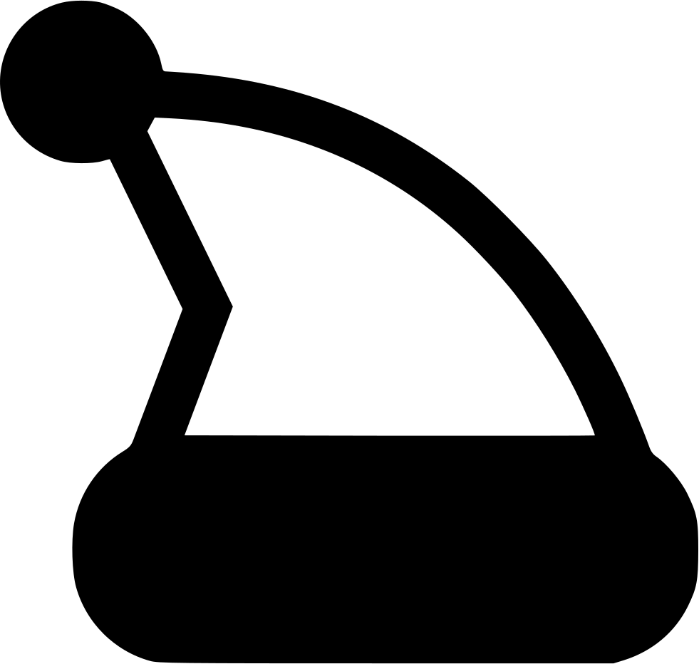 Santa Hat - - Icon (981x932), Png Download