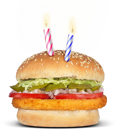 Eventos - Torre De Hamburguesas Para Cumpleaños (440x528), Png Download