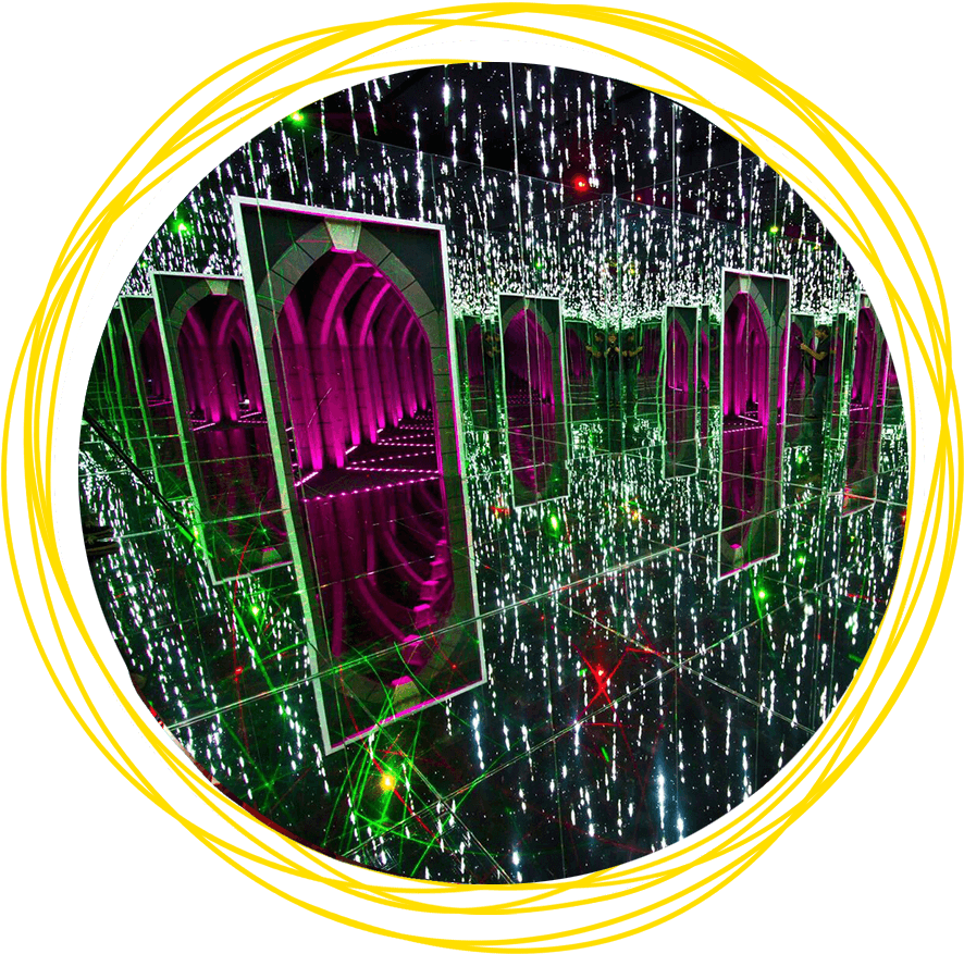 Buy Tickets - Ripley's Mirror Maze Panama City (1109x1109), Png Download