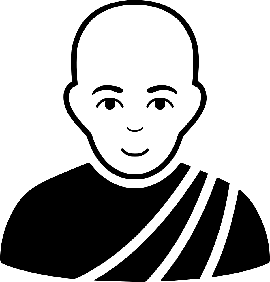 Buddhist Monk Comments - Monk Icon (936x980), Png Download