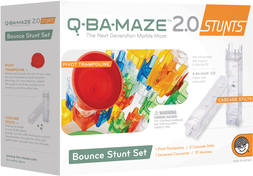 Mindware Q Ba Maze - Mindware Q - Ba - Maze 2.0 Bounce Stunt Set (1000x751), Png Download