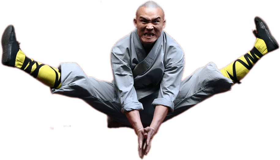 Shaolin Monk Two Legs Straight - Shaolin Two Legs Straight (970x597), Png Download