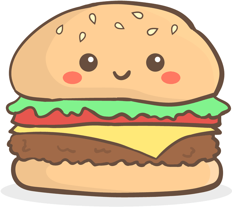 Hamburguesa Kawaii Png - Millenium Development Goal 2 (1000x1000), Png Download