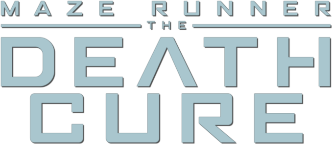 The Maze Runner Death Cure Logo Png Banner Black And - Maze Runner Death Cure Png (800x310), Png Download