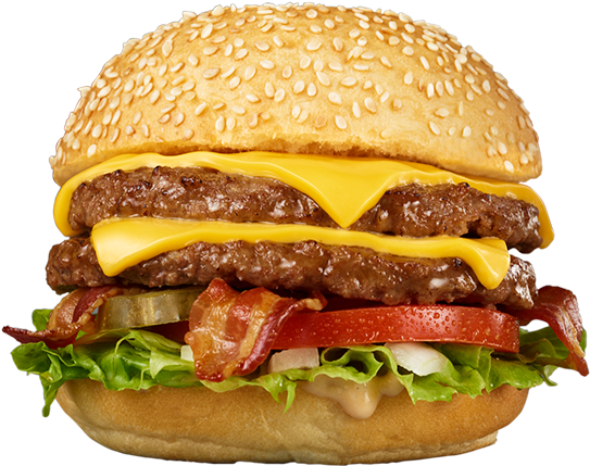 3 - Restaurant Cheeseburger (600x480), Png Download