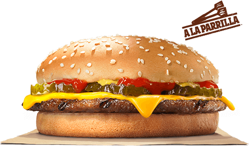 Siempre Es Una Buena Opción Elegir Nuestra Hamburguesa - Hamburguesa Con Queso Burger King (500x540), Png Download