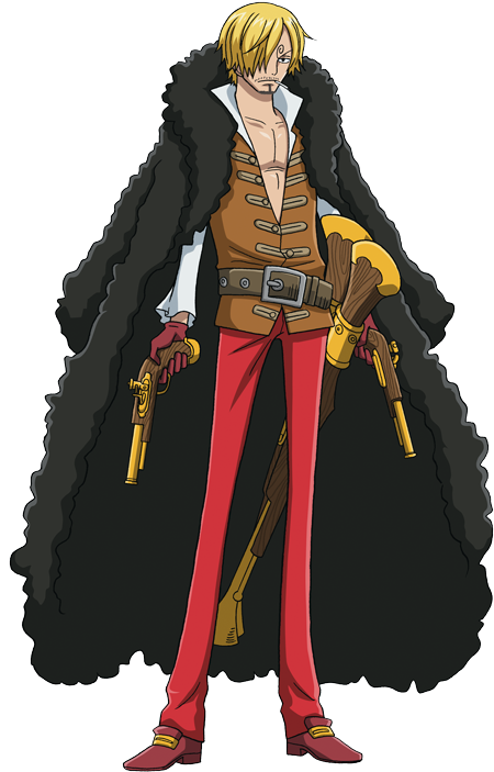Sanji Film Z - Luffy Zoro Sanji Haki (539x738), Png Download