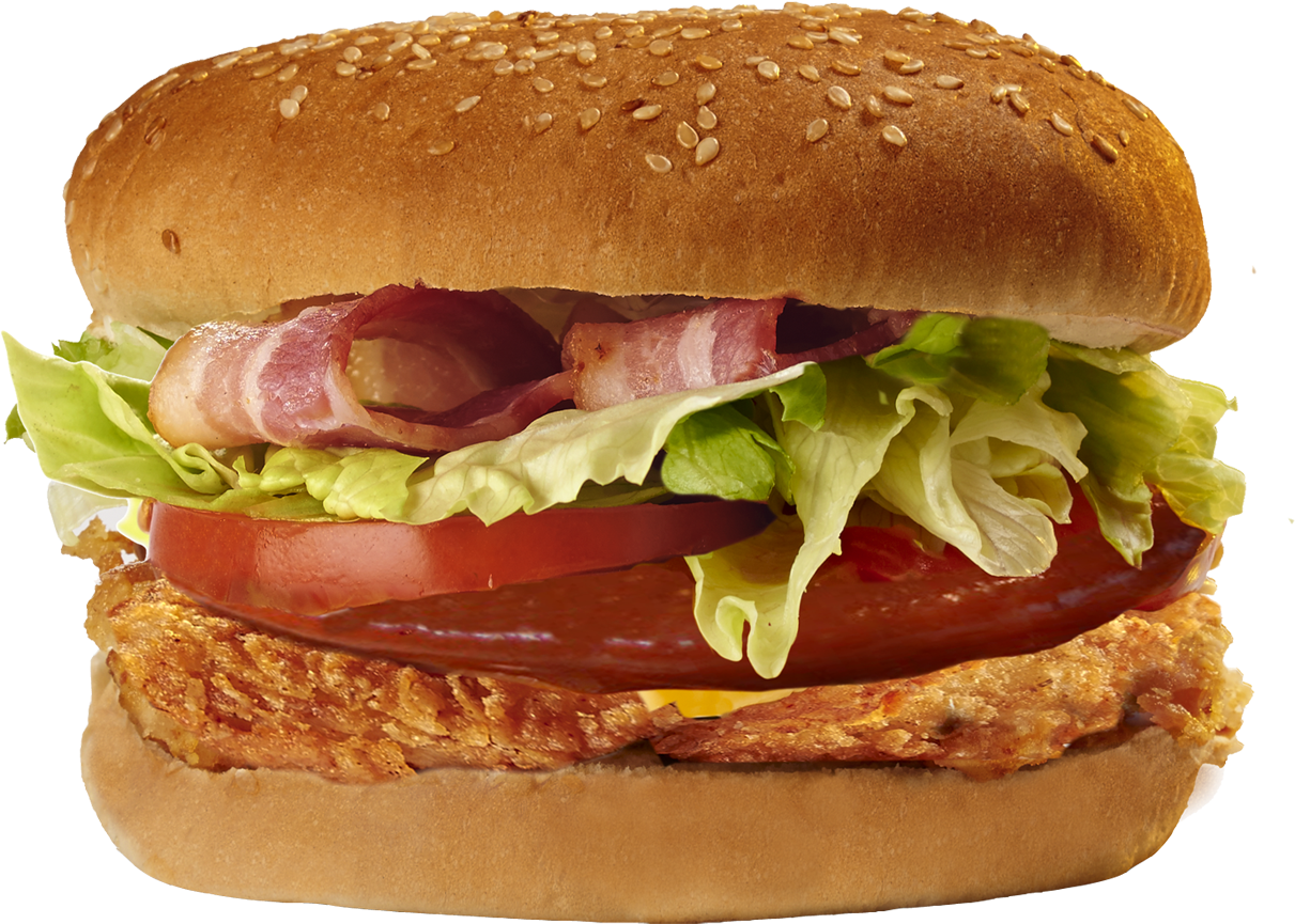 Hamburguesa Barbacoa (1374x1374), Png Download