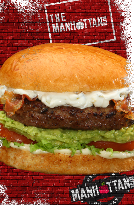 Hamburguesas - Hamburguesas Con Chorizo Y Tocino (518x790), Png Download