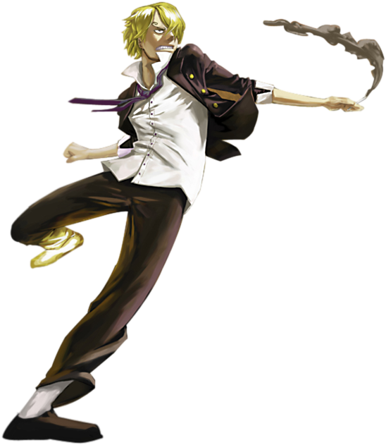 Sanji One Piece Render (704x741), Png Download