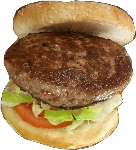 Hamburguesa De Buey - Cheeseburger (500x545), Png Download
