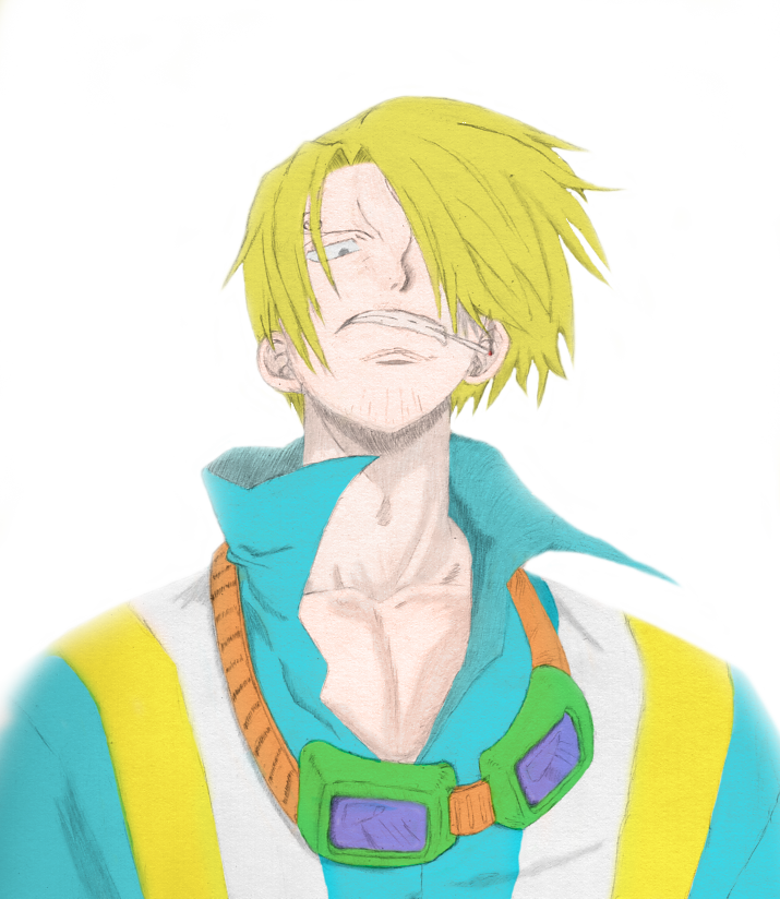 One Piece's - Sanji - Cartoon (715x824), Png Download