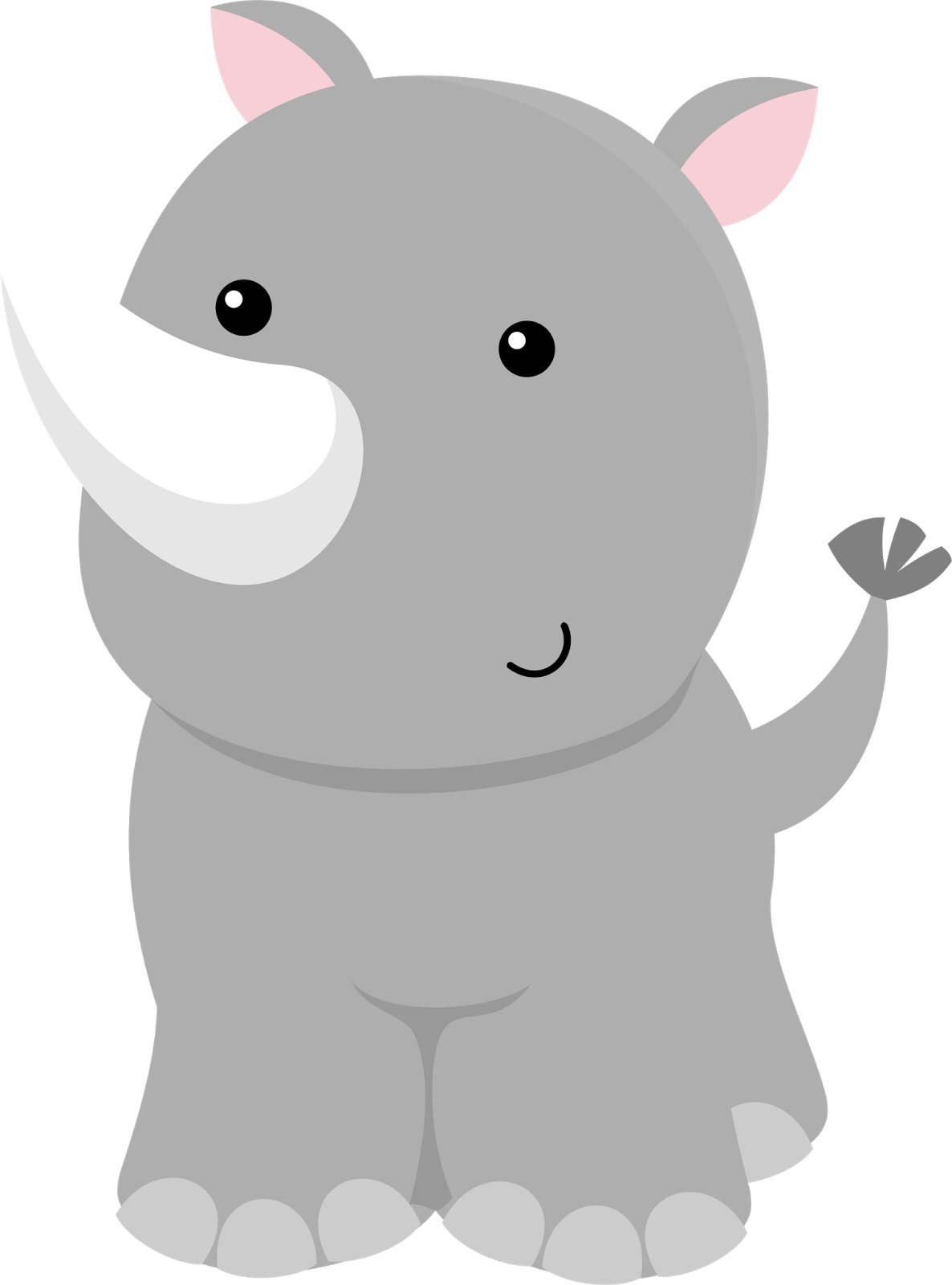 Baby Animals Transparent Image - Animales De La Selva Animados Png (1186x1600), Png Download