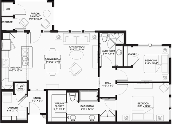 Beautiful Floor Plan Of The Alamo Images - Franklin Park Alamo Heights (560x406), Png Download