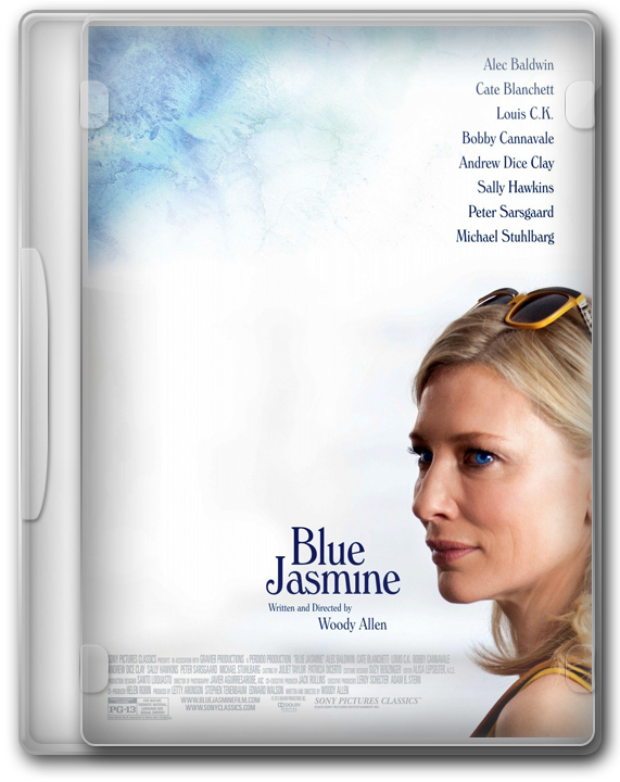 Saturday, April 12, - Poster: Blue Jasmine Movie Poster, 43x28in. (571x720), Png Download