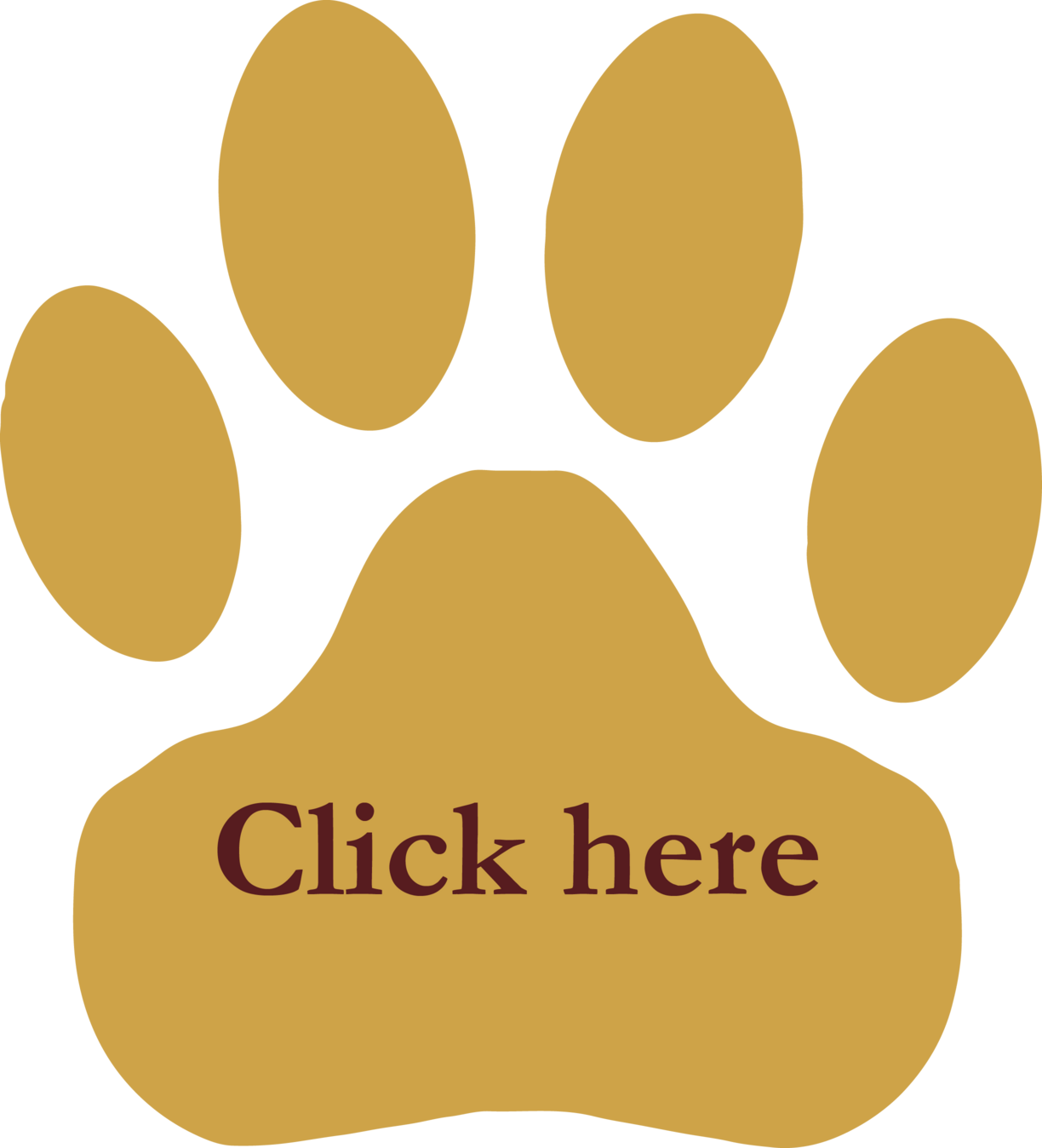 Texas State Bobcat Paw - Circle (1224x1348), Png Download