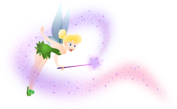 Tinkerbell Cartoon Images Clip Art - Clip Art Tinker Bell (583x353), Png Download