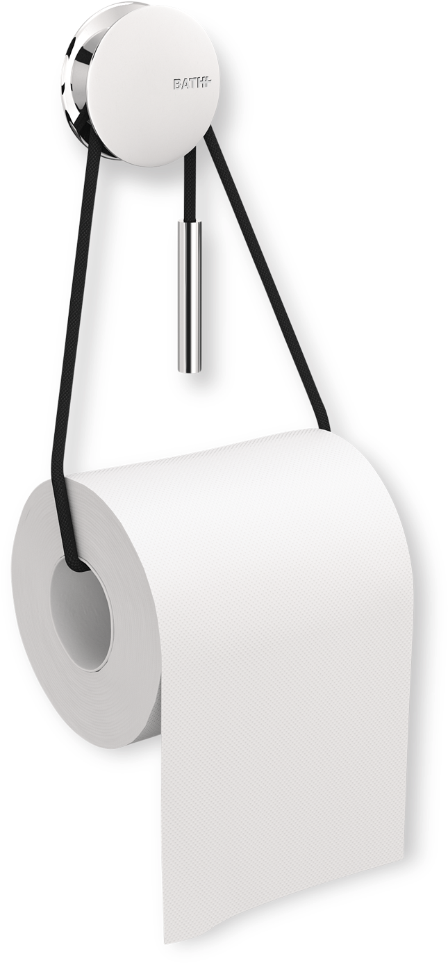 Diabolo Toilet Paper Holder, Chrome-0 - Toilet Roll Holder (1400x1521), Png Download