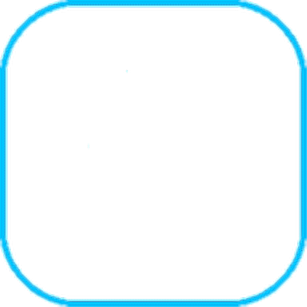 Blue Square Outline Png Clip Art Library Library - Square Vector File (1024x1024), Png Download