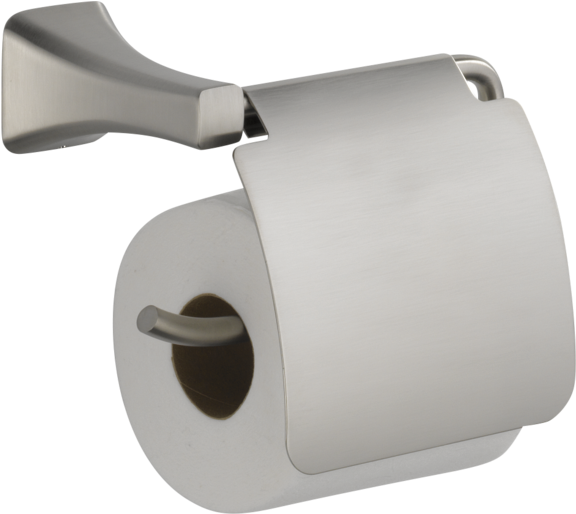 Tissue Holder With Removable Cover - Delta Tesla Single Post Roll Toilet Paper Holder In (600x600), Png Download