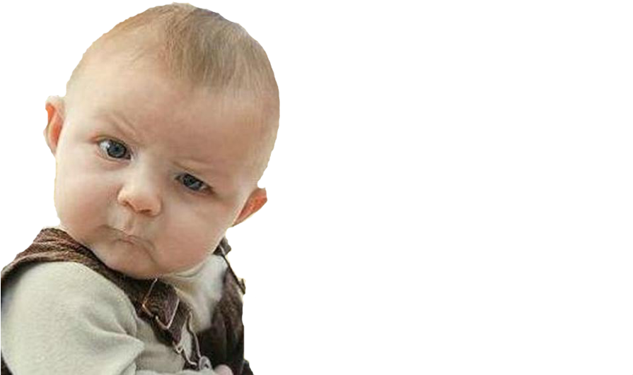 Child Face Png - Mean To Tell Me Baby (894x894), Png Download