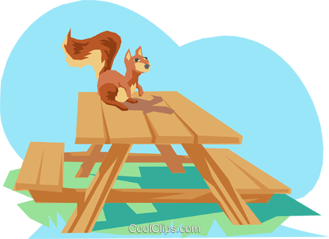 Picnic Table Clipart Illustration Png - Clip Art (480x348), Png Download