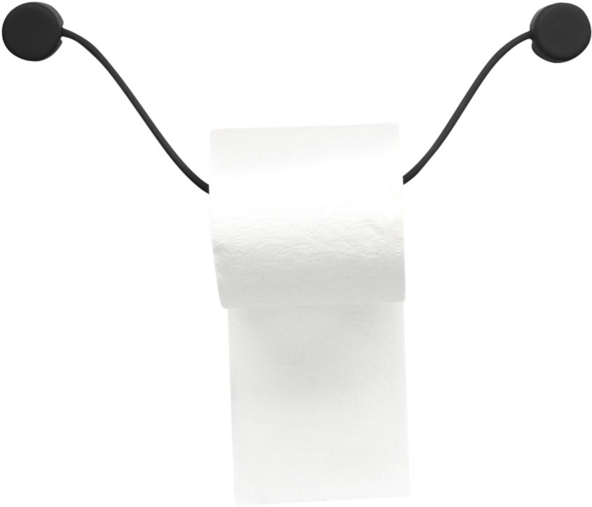 Toilet Paper Holder By Kontextur-0 - Toilet Roll Holder (1200x976), Png Download