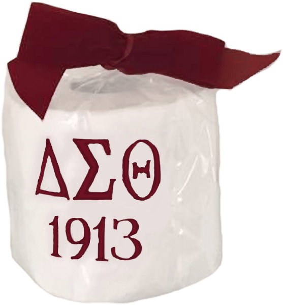 Delta Sigma Theta Embroidered Toilet Paper - Toilet Paper (960x720), Png Download