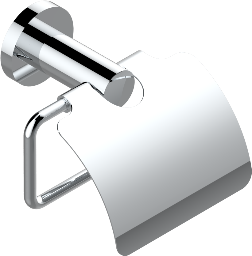 Chrome Polished - Toilet Roll Holder (1000x1000), Png Download