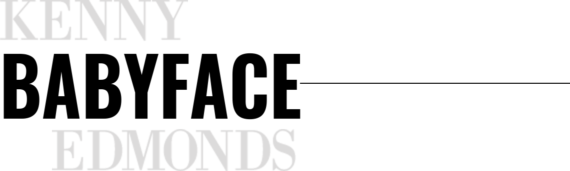 At This Point In His Career, Kenny “babyface” Edmonds - Graphics (1140x343), Png Download