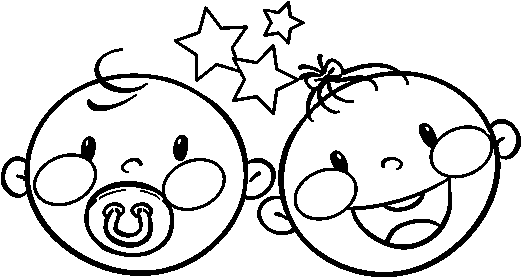 Cartoon Baby Face (600x470), Png Download