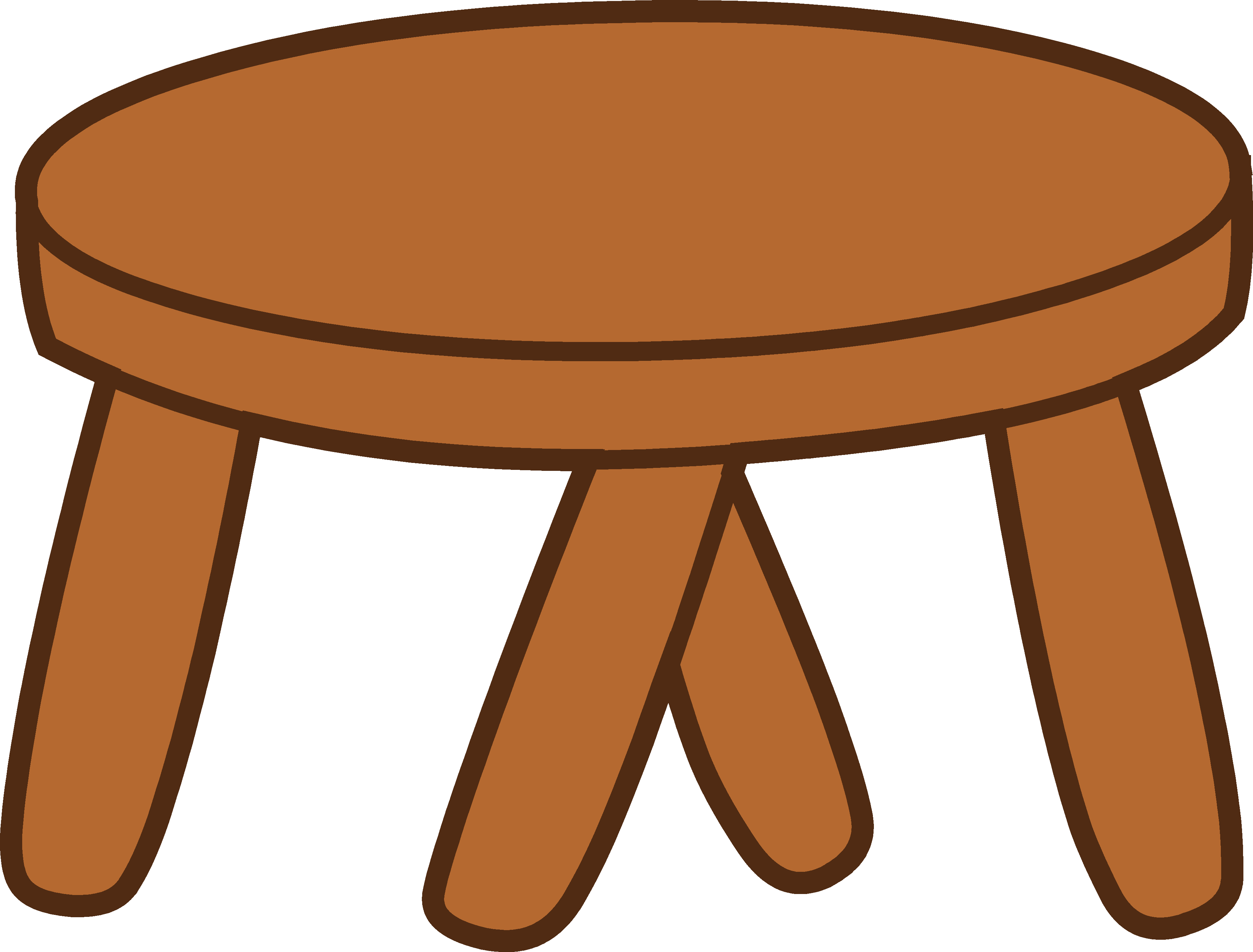 Free Table Bar Cliparts Download Free Clip Art Free - Stool Clip Art (3781x2873), Png Download