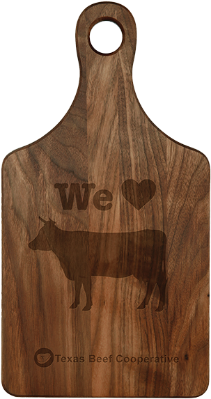 13 1/2 X 7 Walnut Paddle Cutting Board - Uni Marble Custom Walnut Paddle Shaped Cutting Board, (600x600), Png Download