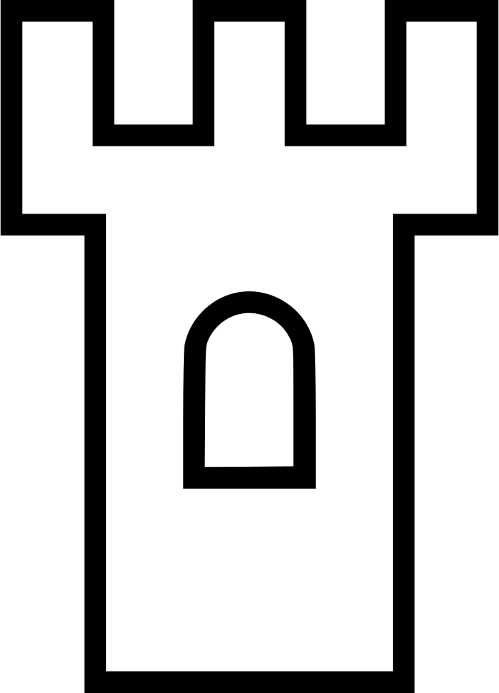 Castle Tower Single Window Video Gaming Comments - Castle Tower Transparent (706x980), Png Download