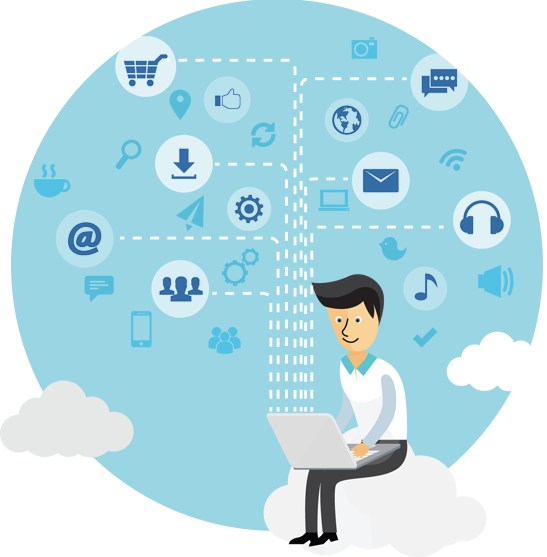 547x557xredes Sociais Empresas - Importancia Das Redes Sociais Png (547x557), Png Download