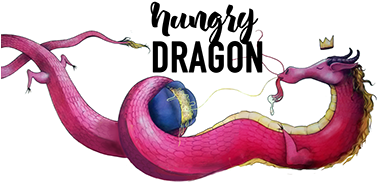 Hungry Dragon Wall Mural - Mural (404x316), Png Download