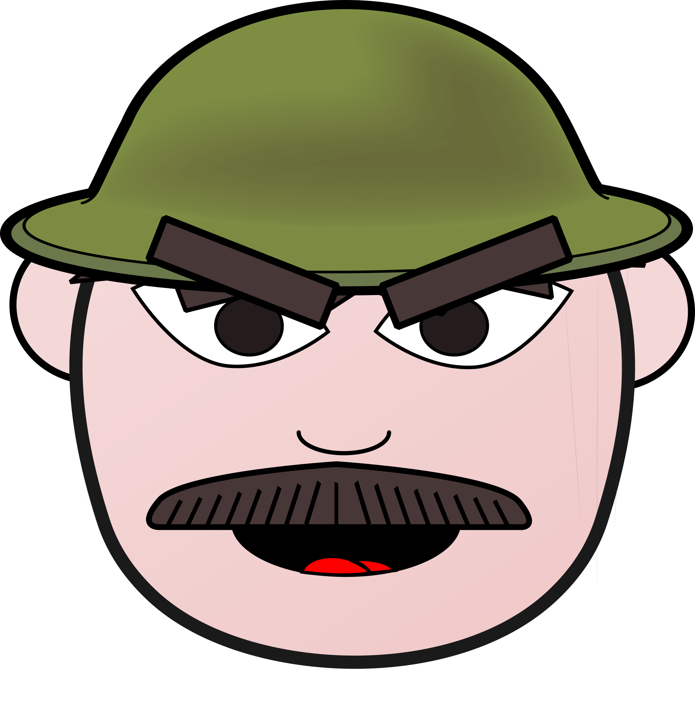 This Free Icons Png Design Of Angry Soldier Man (2313x2400), Png Download