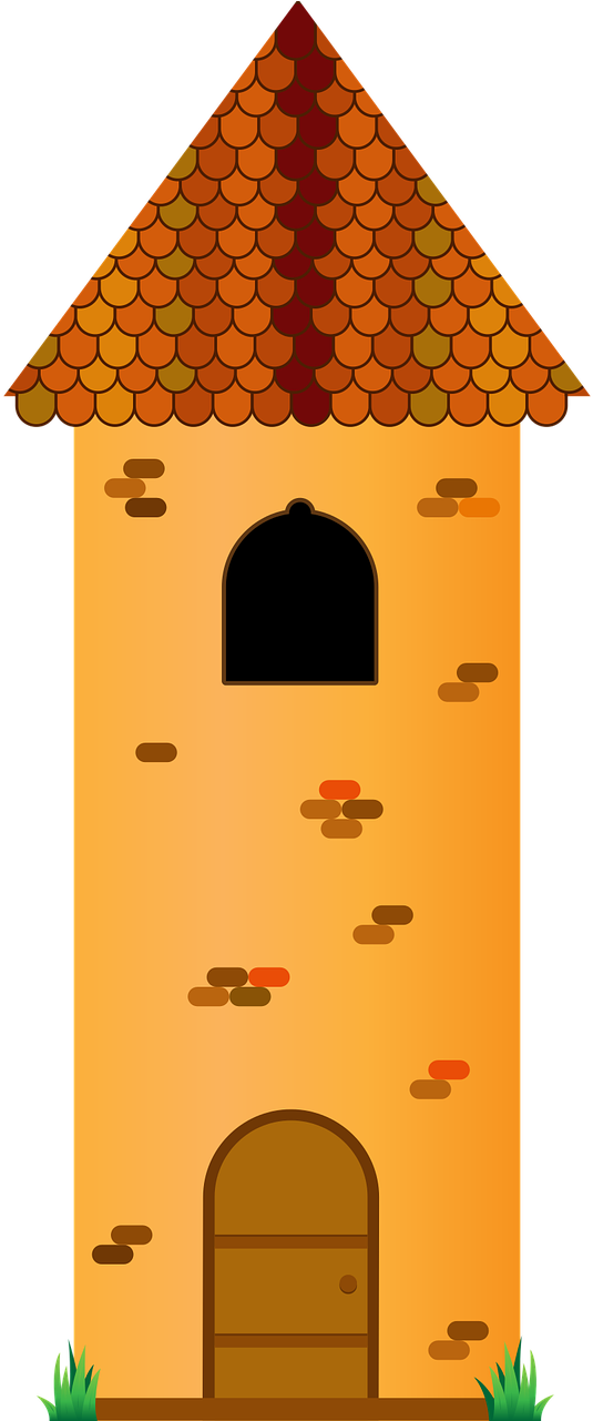 Castle, Tower Castle Medieval Door Tile Wood Stone - Poesia De Primavera Corta (640x1280), Png Download