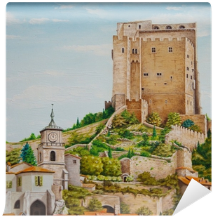 Peinture De La Tour De Crest Wall Mural • Pixers® • - Painting (400x400), Png Download