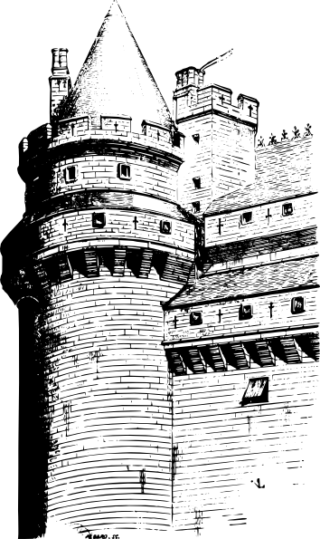 Castle Sketch Transparent (354x595), Png Download