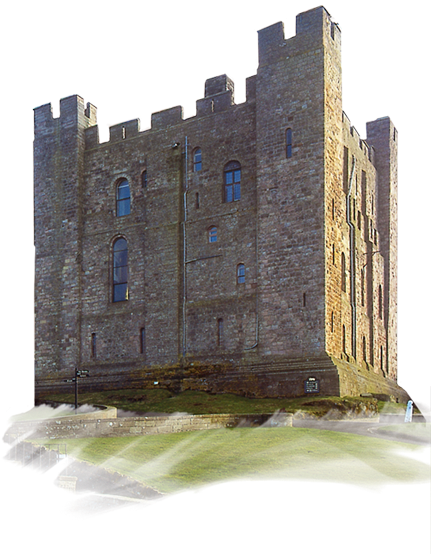 Ad1164 Great Tower - Bamburgh Castle (746x569), Png Download