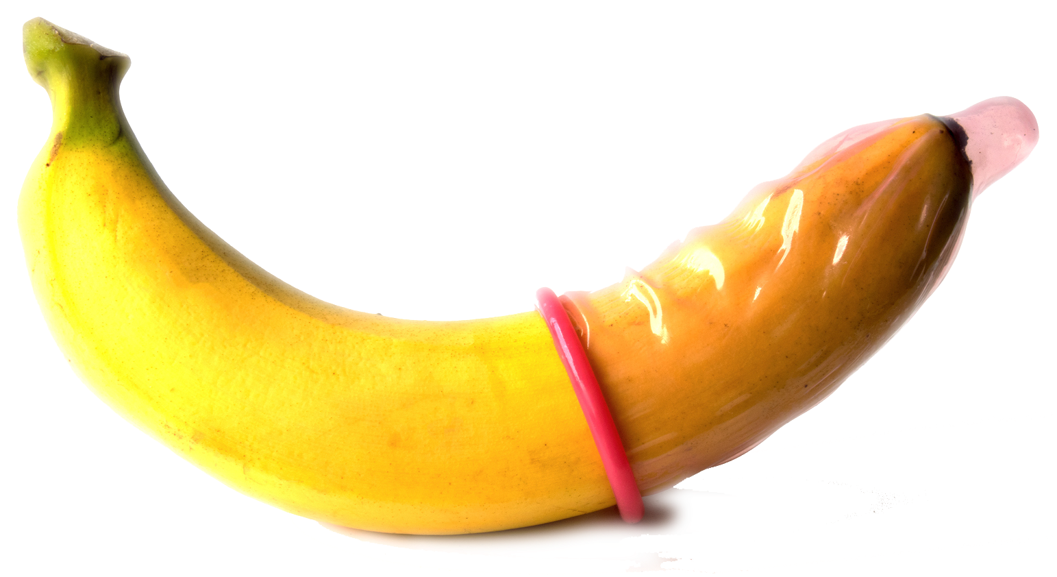 Quick Test - Banana With Condom (1573x866), Png Download