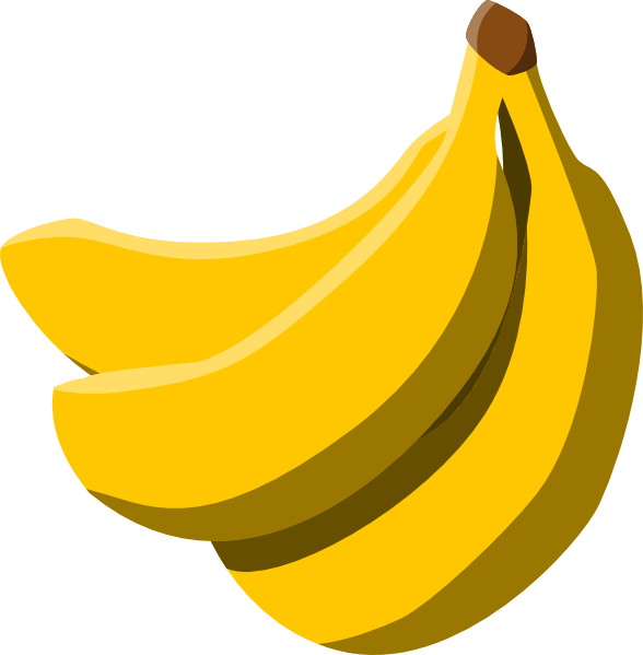 Clipart Banana Small Banana - Banana Png (588x599), Png Download