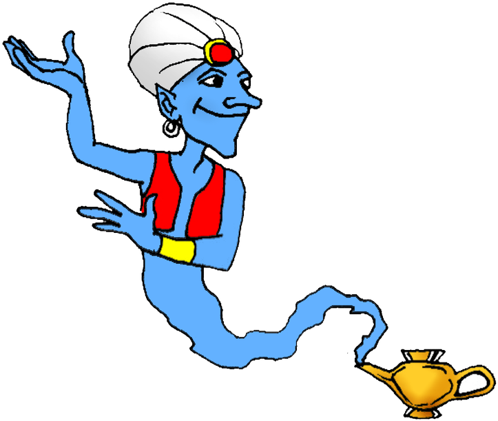 Genie 20clipart - Clip Art Of Genie (933x800), Png Download