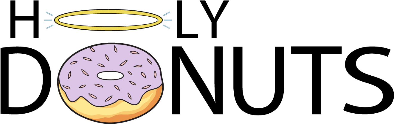 Holy Donuts Logo - Circle (1455x960), Png Download