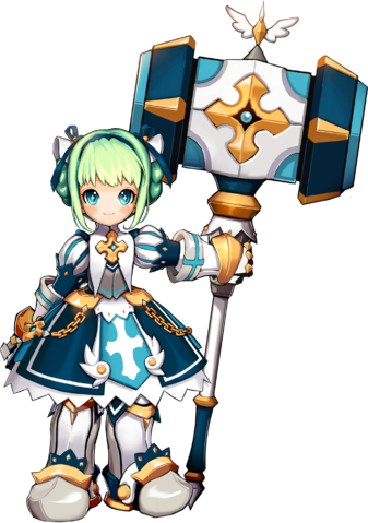 File - Holy - - Grand Chase Lime Serenity (337x479), Png Download