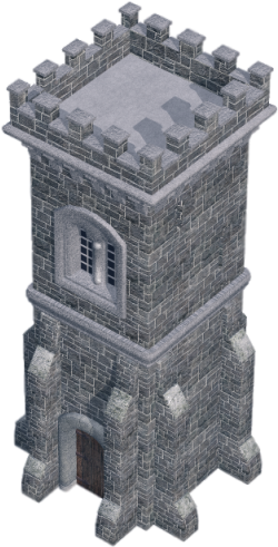 More Castle Towers <grin> - Tower (614x614), Png Download