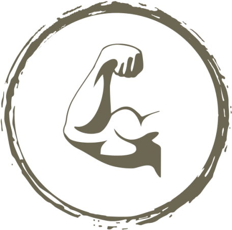 Fitness Logo Design Element - Missiles To Guns Shower Curtain (999x999), Png Download