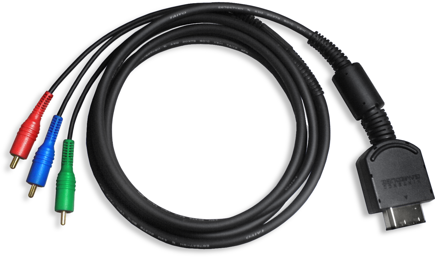 Gamecube Component Cable - Nintendo Gamecube Component Cable (1605x1004), Png Download